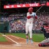 Phillies slugger Bryce Harper remains day-to-day with bruised right elbow