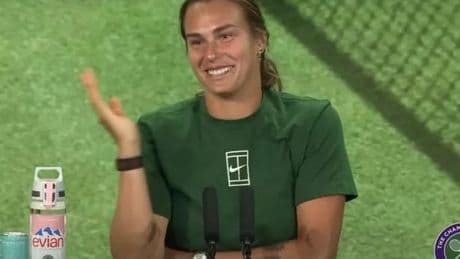Aryna Sabalenka refuses to repeat 'completely unprofessional' moment after Wimbledon loss