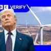 Is Trump right about wind power and UK energy bills?