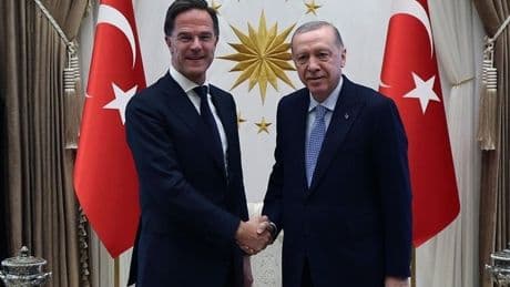 Erdoğan, NATO Genel Sekreteri Rutte ile görüştü