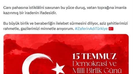 Emine Erdoğan: 15 Temmuz, ölümsüz bir zaferin adıdır