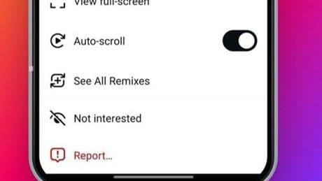 Instagram Reels için otomatik kaydırma özelliği geliyor