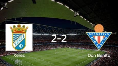 El Xerez y el Don Benito empatan a dos en el Estadio de la Juventud