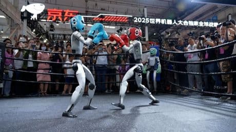La Conferencia Mundial de Robótica 2025 abre en Pekín con robots que bailan y boxean