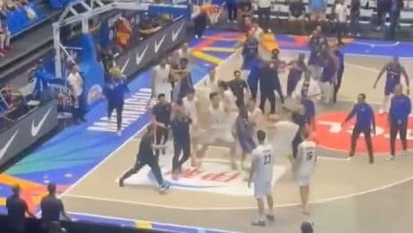 Nach Krimi-Sieg - Massenschlägerei bei Basketball-Länderspiel