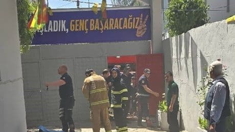 Şırnak'ta DEM Parti binasında yangın