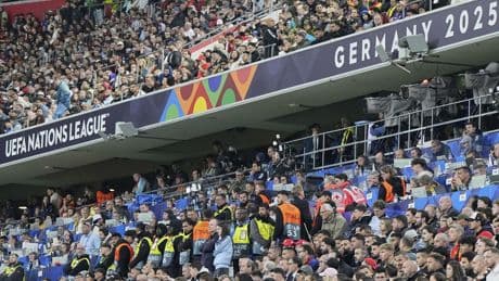 Soccer fan dies after fall during Nations League final between Spain and Portugal