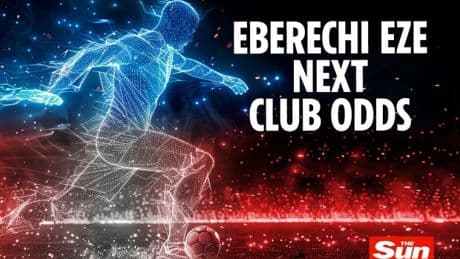 Eberechi Eze transfer odds: Bookies reveal favourites for Crystal Palace star