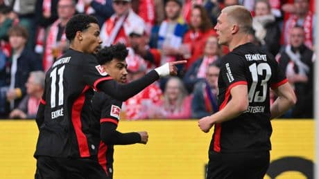 Bundesliga : Francfort tout près de la Ligue des champions