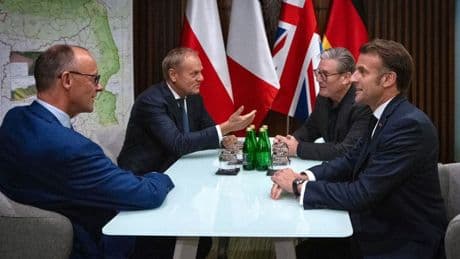 European leaders issue call to Russia - as they head to Ukraine