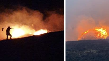 Police probe launched after wildfires ravage land across north of Scotland