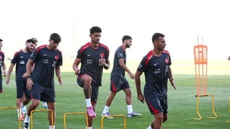 A Milli Futbol Takımı, İspanya maçının hazırlıklarına başladı