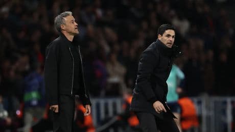 Pique entre Luis Enrique y Mikel Arteta por quién fue mejor, el PSG o el Arsenal: &quot;No estoy de acuerdo, merecimos pasar nosotros&quot;