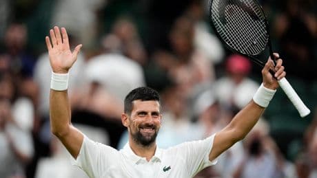 When is Novak Djokovic playing his second round match at Wimbledon?