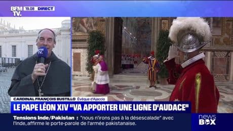 Le cardinal François Bustillo, évêque d'Ajaccio, sur l'élection du pape Léon XIV: "Il va apporter une ligne d'audace pour l'Église catholique"