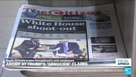 South Africans exasperated by Trump's false claims of 'white genocide'