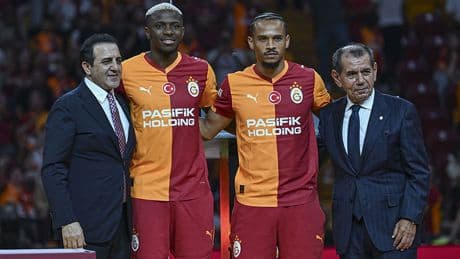 Rams Park'ta dev tören! Leroy Sane ve Victor Osimhen imzayı attı