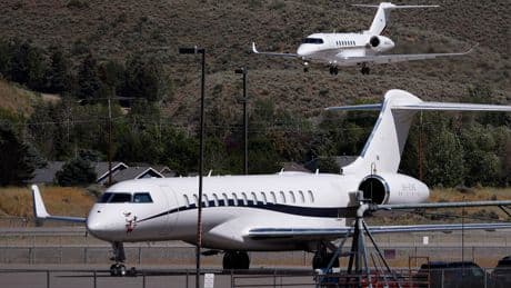 Private jets touch down in Sun Valley for billionaire summer camp