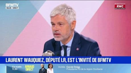 Laurent Wauquiez (LR): "Nous ne faisons pas partie de ceux qui font tomber des gouvernements dans ce pays"