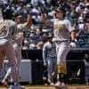 Rooker, Kurtz homer off Schmidt to back Sears, lead Athletics over Yankees 7-0