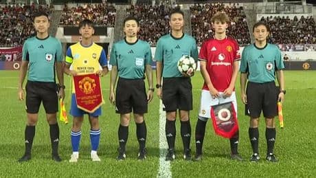 Man United legend's son captains Red Devils Under 16 side in overseas friendly - one week after fellow football nepo baby Kai Rooney made his debut for the Under 19s