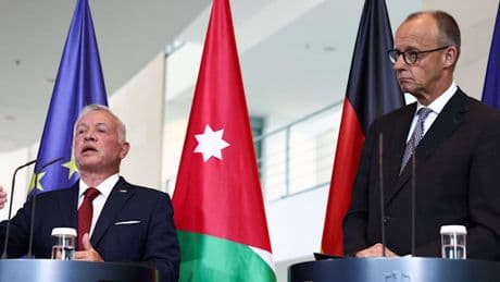 Kanzler Merz empfängt jordanischen König Abdullah II. – Gemeinsame Pressekonferenz