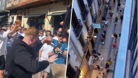 Bilbao se ha llenado de hinchas ingleses por la final de la Europa League. Y está siendo destrozada en consecuencia