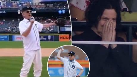 John C. Reilly sings ‘Happy Birthday’ to unsuspecting Jack White at Tigers game in wild moment