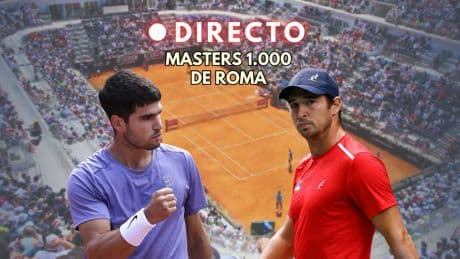 Carlos Alcaraz - Dusan Lajovic, en directo: debut del murciano en el Masters 1.000 de Roma