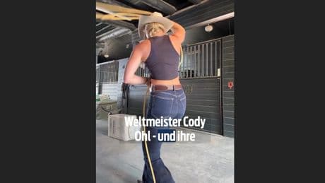 Beeindruckende Technik! - Sport-Superstar wird zum Cowgirl