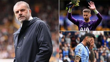 Ange Postecoglou insists he 'won't be holding anyone to account' after Tottenham's error-strewn damning defeat at Wolves - as defiant manager brushes off mistakes as a 'bit unusual'