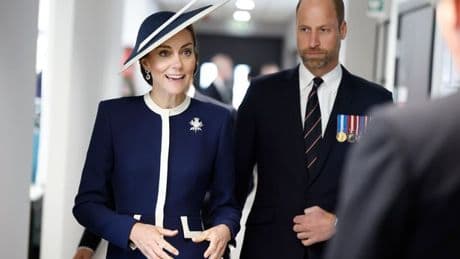 Kate joins William in Scotland with sweet admission about kids while naming Royal Navy warship