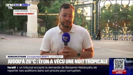 Canicule: une nouvelle nuit compliquée pour les Lyonnais puisque le thermomètre n'est pas descendu en-dessous des 24°C