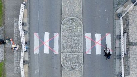 Dresden: Ärger um gesperrten selbstgemalten Zebrastreifen