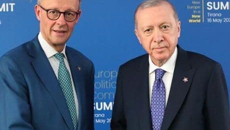 Cumhurbaşkanı Erdoğan, Almanya Başbakanı Merz'i kabul etti