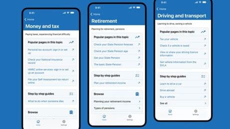 GOV.UK app REVEALED as Brits to get mobile alerts and digital driving licences