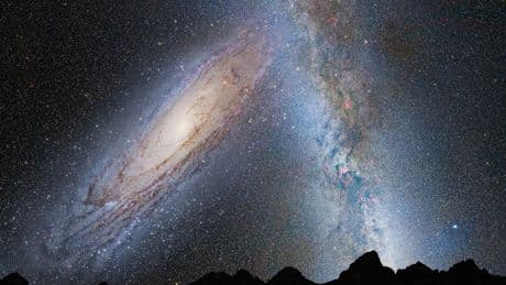 The Milky Way was on a collision course with a neighboring galaxy. Not anymore