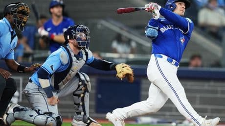Daulton Varsho has never hit the ball harder
