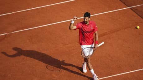 Djokovic reaches historic 100th win at Roland-Garros