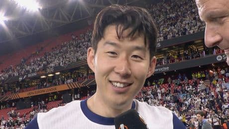 Titelfluch besiegt: Überwältigter Heung-min Son grüßt Bayern-Star Harry Kane