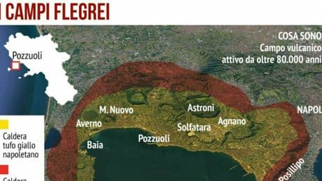 Terremoto Campi Flegrei, nuova scossa di magnitudo 3.1. Musumeci: «Siamo su uno dei piu pericolosi vulcani al mondo»