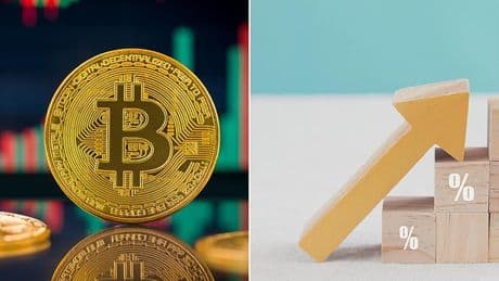 Bitcoin surges to a new record high on rate cut hopes before easing back