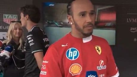 Lewis Hamilton slams Ferrari message in frosty interview after Monaco GP
