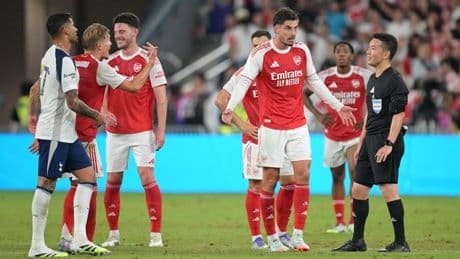 Arsenal fans go into meltdown after wonder goal during Tottenham friendly