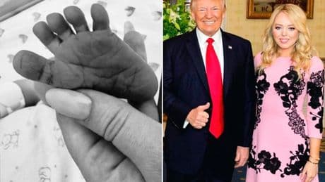 Trump becomes a grandfather for the 11th time as Tiffany gives birth to a son