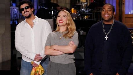 Scarlett Johansson Swaps Jokes On ‘SNL’ Finale While Mike Myers ‘Re-Meets’ Kanye