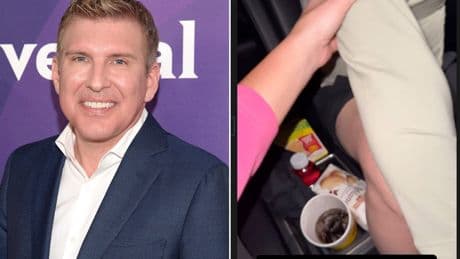 Todd Chrisley shows off his ‘prison bod’ as he makes it home after being pardoned by Trump