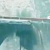Schock auf Sizilien - Brücke bröckelt bei Starkregen