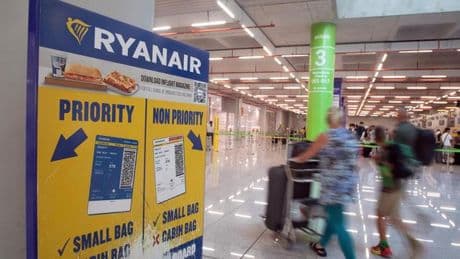 Flurgeisen: Bodenpersonal von Ryanair in Spanien streikt