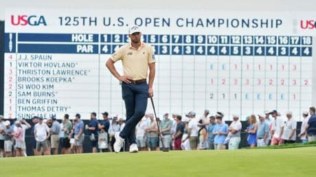 Sam Burns sets the target at Oakmont with a 65 in the second round at the US Open